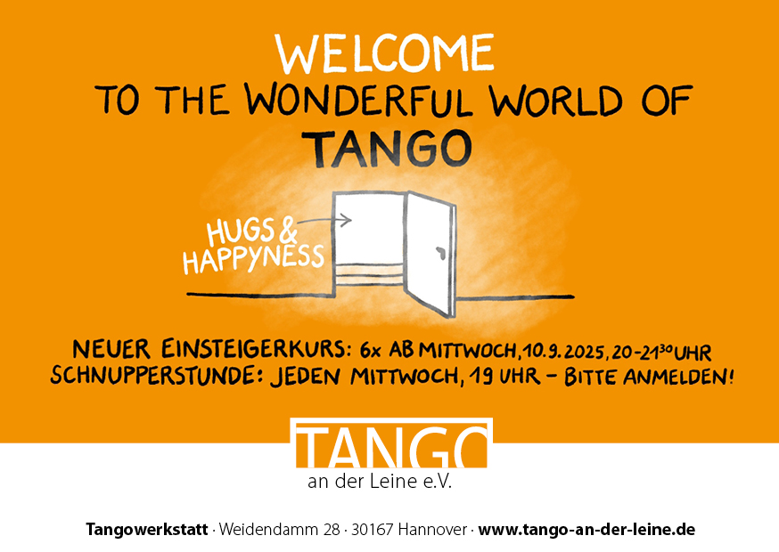 Welcome to the wunderful world of Tango - Tango an der Leine in Hannover