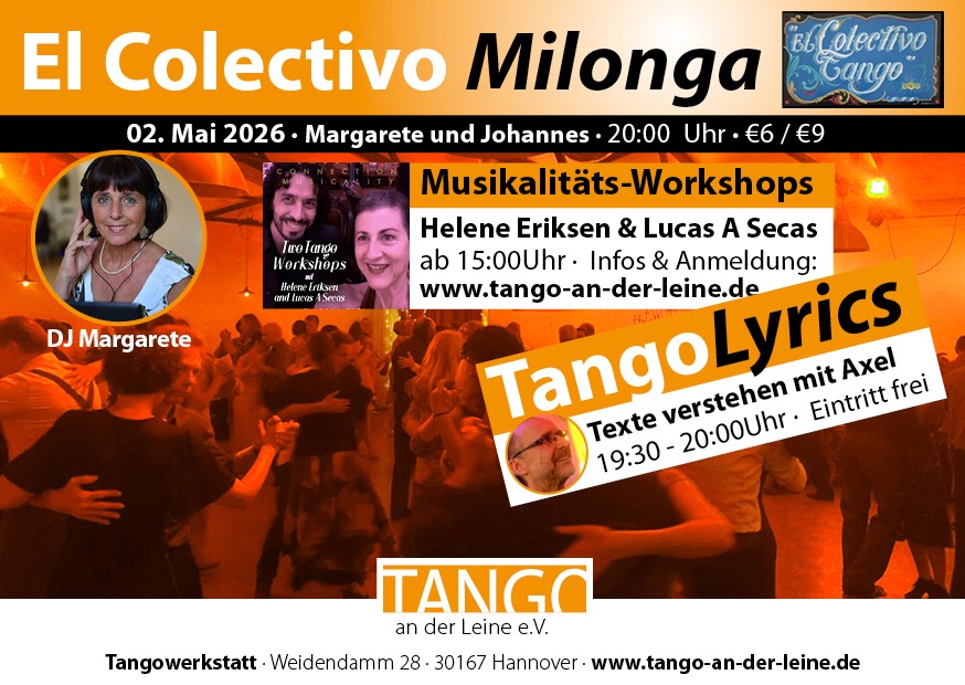 El Colectivo Milonga mit TangoLyrics