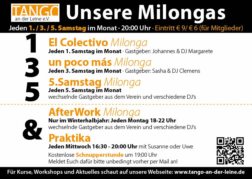 Milongas von Tango an der Leine in Hannover