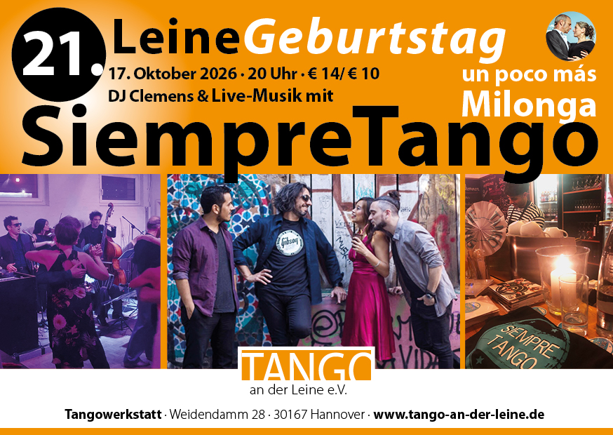 SiempreTango, Tango Orchester aus Argentinien bei Tango an der Leine in Hannover